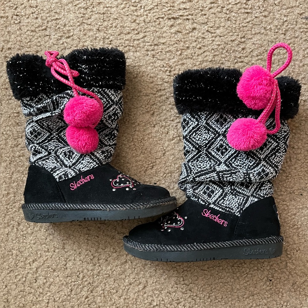 Sketchers Twinkle Toes Glamslam Lil Lovelies Boots